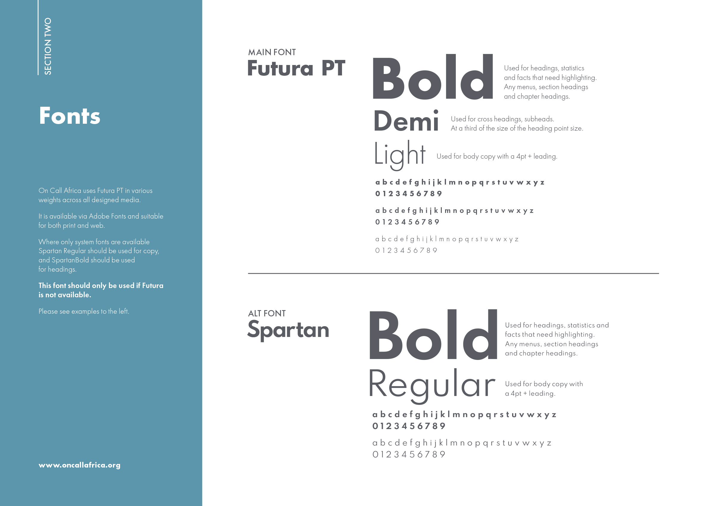 Fonts - Brand Guide